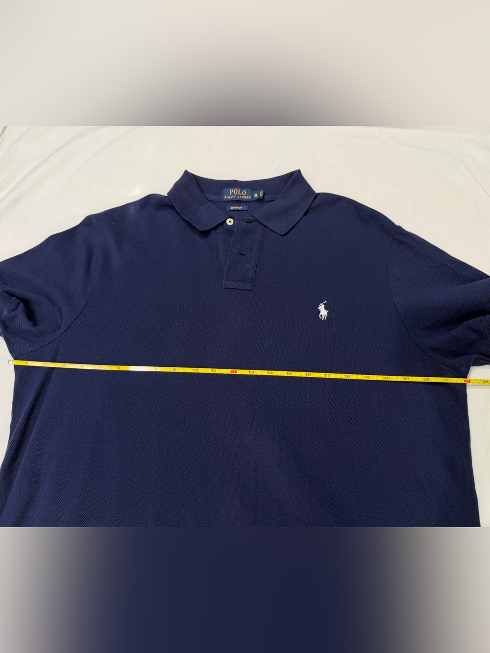 Polo by Ralph Lauren Navy Polo with White Pony Logo - Picture 5 of 9
